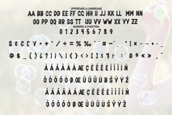 Bubble Soap Font - Preview 6