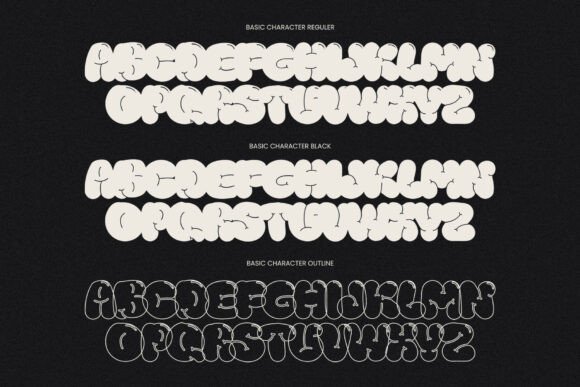 Bubbly Puffy Font - Preview 2