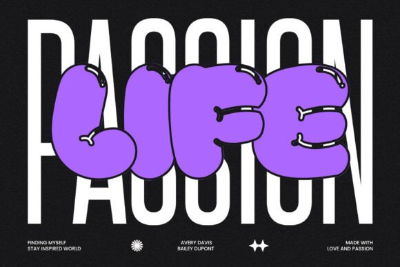 Bubbly Puffy Font - Preview 5