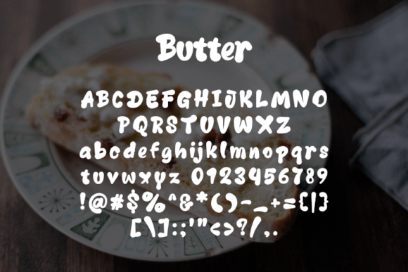 Butter Font - Preview 1