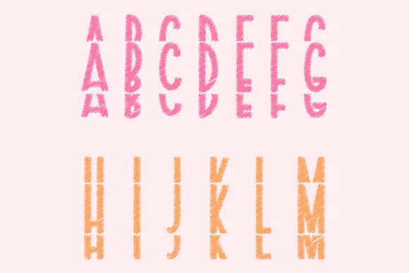 Crayonfriends Stacked Font - Preview 1