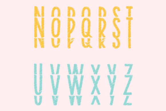 Crayonfriends Stacked Font - Preview 2