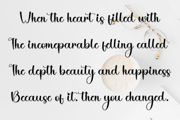 Dairy Wedding Font PNG with transparent background - Preview 6