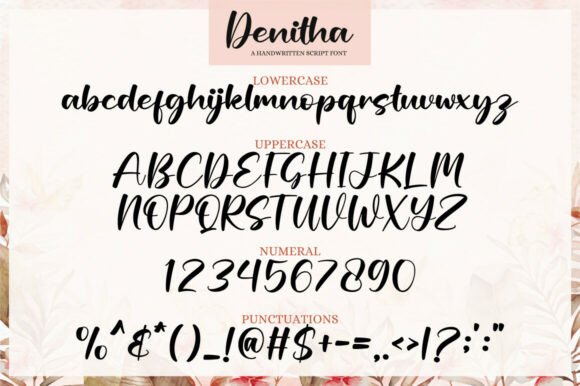 Denitha Font - Preview 6