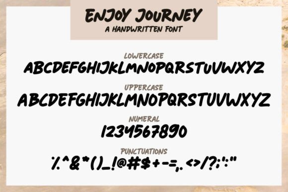 Enjoy Journey Font - Preview 6