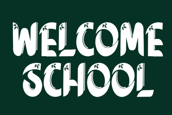Garden Farming Font PNG with transparent background - Preview 2