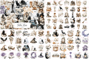 Gothic Clipart Bundle Graphic by Markicha Art · Creative Fabrica