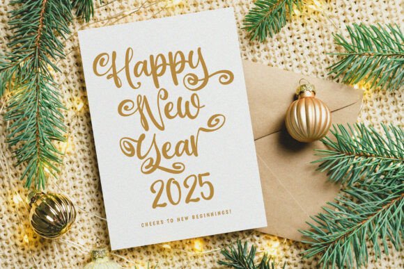 Merry Christine Font font preview - 5