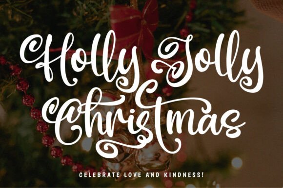 Merry Christine Font font preview - 6