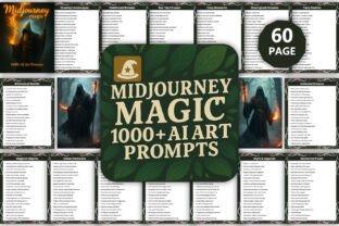 Midjourney Magic: 1000+ AI Art Prompts Graphic by munjixpro · Creative ...