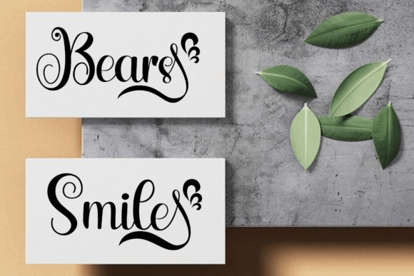 Miracles Font PNG with transparent background - Preview 1