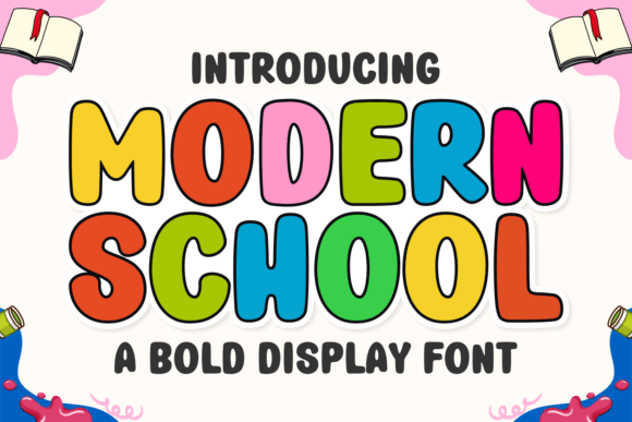 Modern School Display Font By Riman (7NTypes)