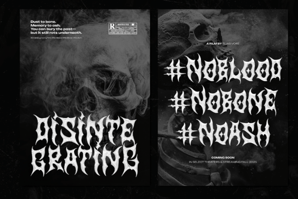Nightmaw Font font preview - 2