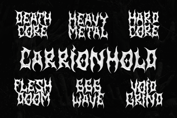 Nightmaw Font font preview - 4