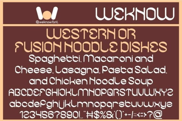 Noodle Empire Font PNG with transparent background - Preview 2