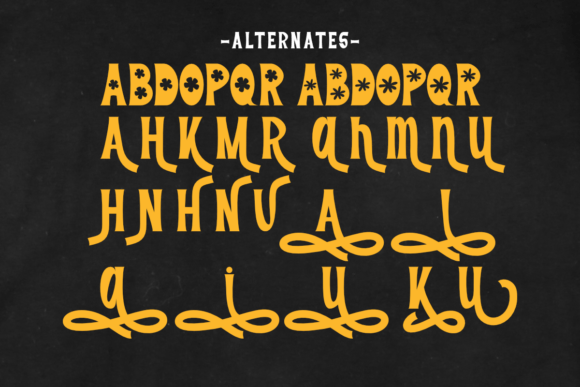 Retro Soul Font PNG with transparent background - Preview 2