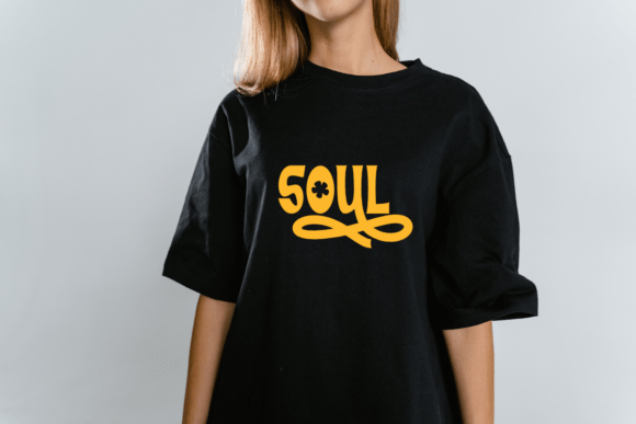 Retro Soul Font PNG with transparent background - Preview 4