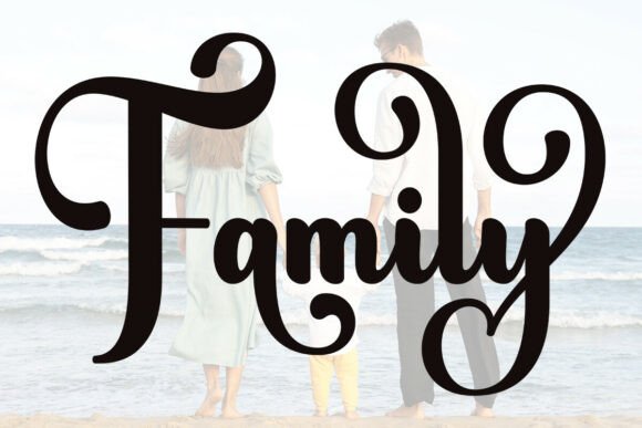 Shelly Font PNG with transparent background - Preview 5