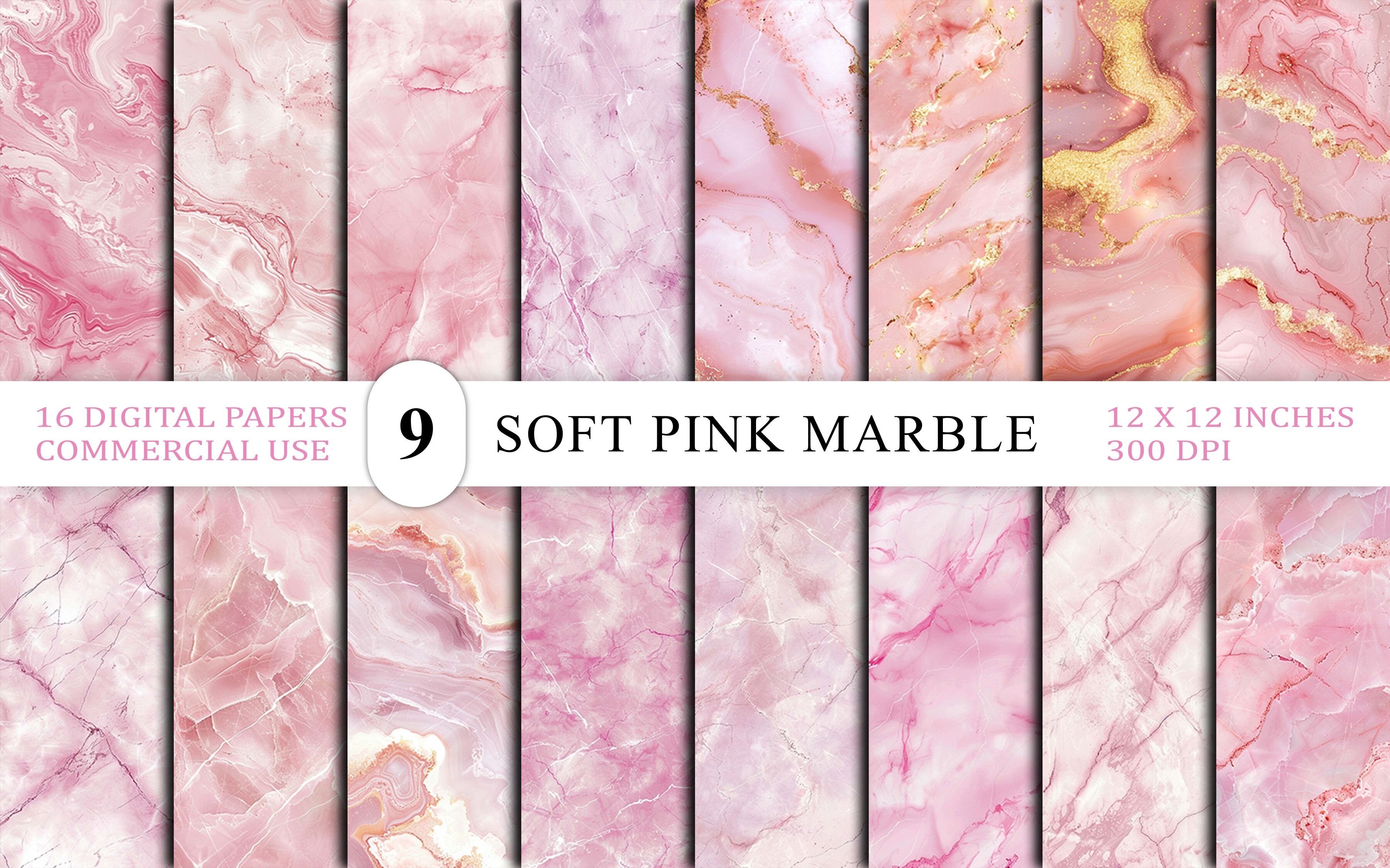 Soft Pink Marble Texture Background
