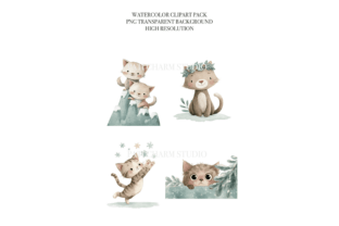 20 Christmas Cat Clipart Graphic by patipaintsco · Creative Fabrica