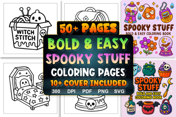 Bold and Easy Cozy Vibes Coloring Page Graphic by InkyAndCozy ...