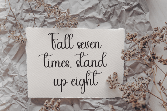 Calligraphy Font - Preview 4