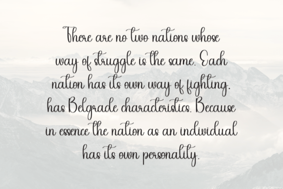 Calligraphy Font - Preview 5
