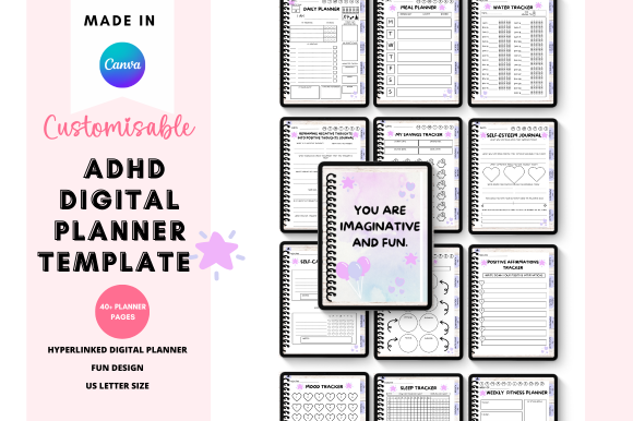 Canva ADHD Digital Planner
