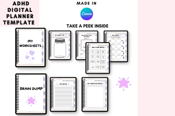 Canva ADHD Digital Planner