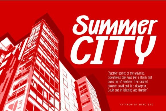 Citypop Font - Preview 5