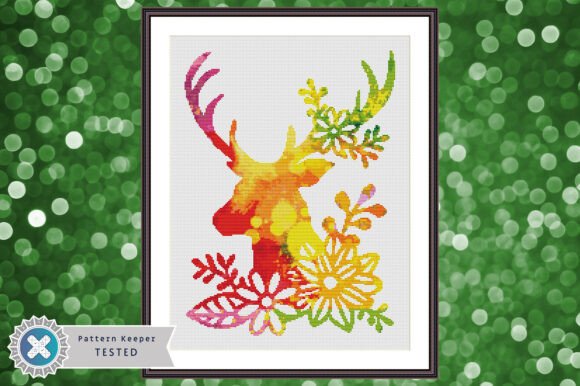 Deer Cross Stitch Pattern PDF