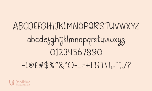 Doodleline Font - Preview 1