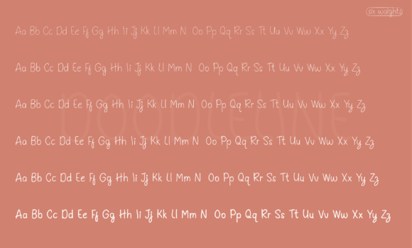Doodleline Font - Preview 2