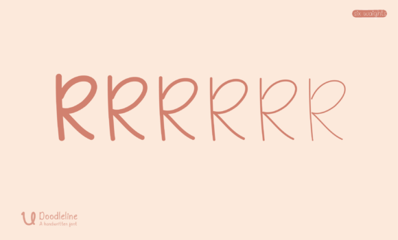 Doodleline Font - Preview 3