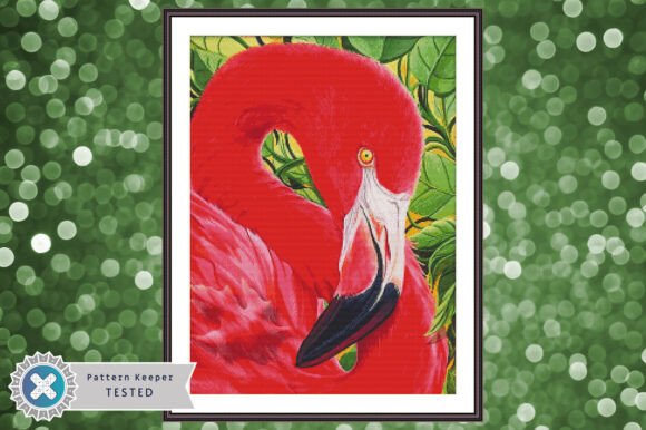 Flamingo Cross Stitch Pattern PDF