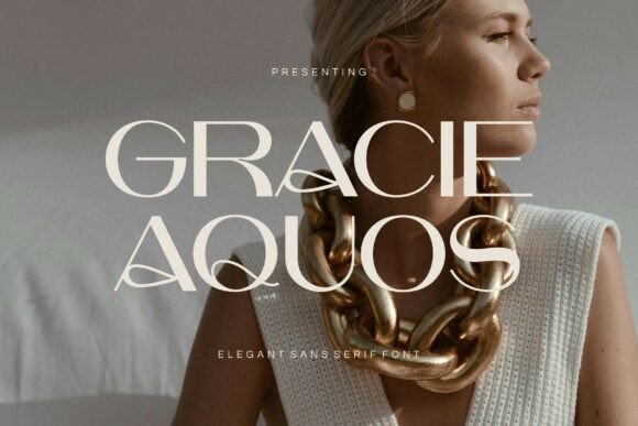 Gracie Aquos Sans-Serif-Schriftarten Schriftart Von imoodev