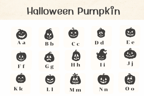 Halloween Pumpkin Font - Preview 1