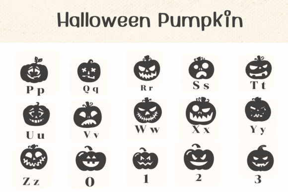 Halloween Pumpkin Font - Preview 2