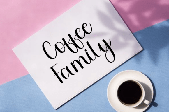 Home Vacation Font PNG with transparent background - Preview 1