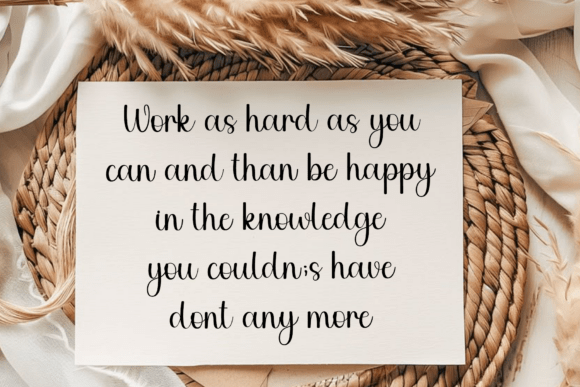 Home Vacation Font PNG with transparent background - Preview 3