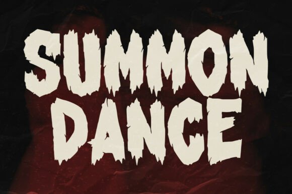 Krrraw Scary Font PNG with transparent background - Preview 3