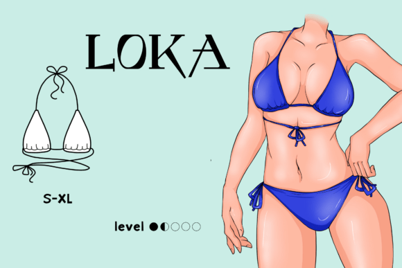 LOKA Tie Bikini Adjustable Swimwear