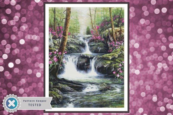 Landscape Large Cross Stitch Pattern PDF