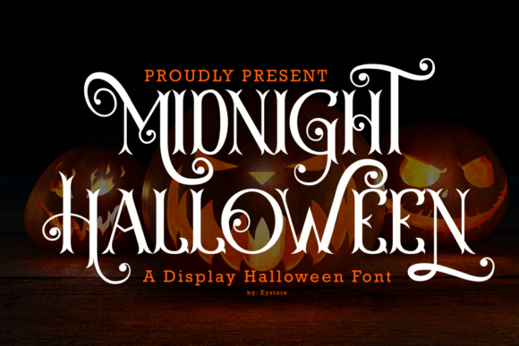 Midnight Halloween Display Font By Eystore