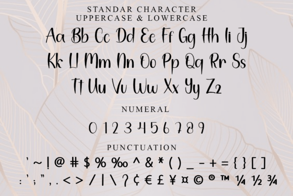 Modern Homestay Font PNG with transparent background - Preview 6