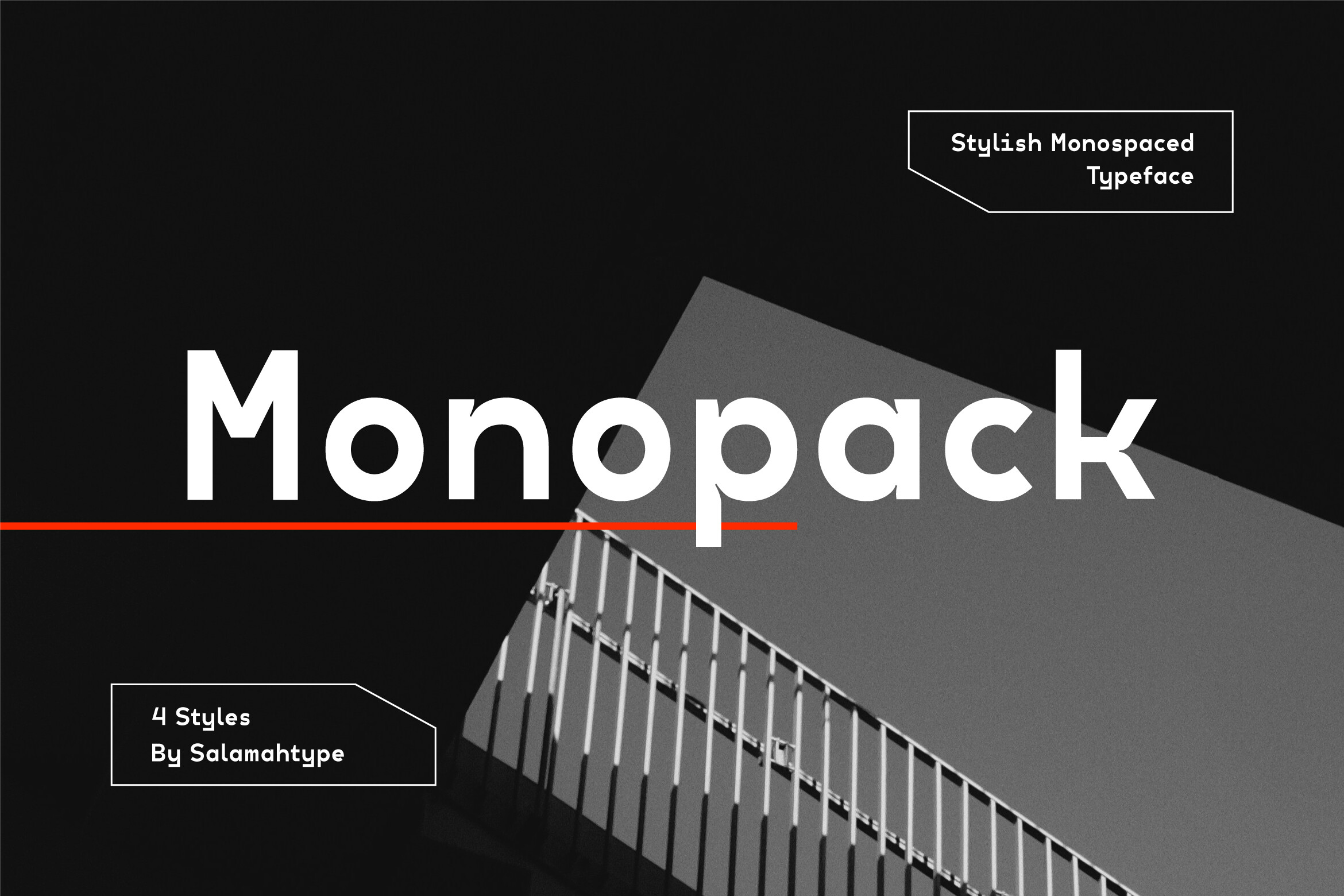 Preview of the Monopack Regular monospace font