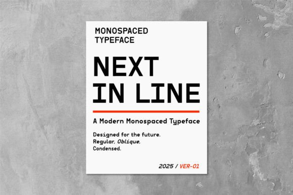 Monopack Regular Font PNG with transparent background - Preview 1
