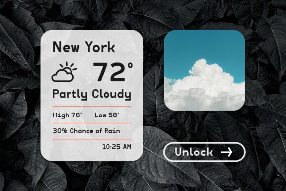 Monopack Regular Font PNG with transparent background - Preview 2