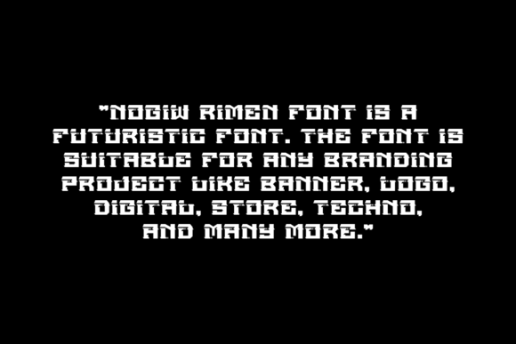 Nogiw Rimen Font PNG with transparent background - Preview 3