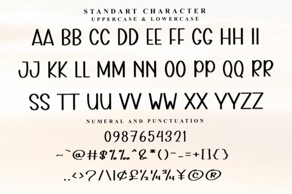Notes Cookies Font PNG with transparent background - Preview 2